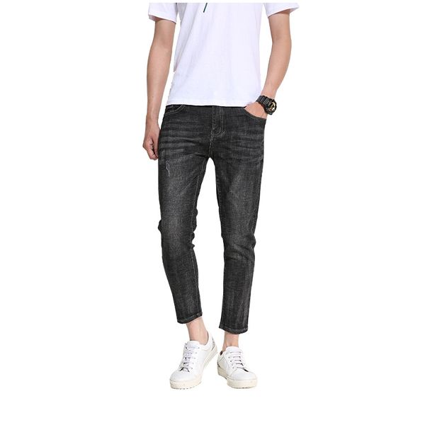 jeans men 2019 spring and autumn new men's jeans korean version of the slim feet pants trend casual black more size 28-36, Blue
jeans men 2019 spring and autumn new men's jeans korean version of the slim feet pants trend casual black more size 28-36, Blue