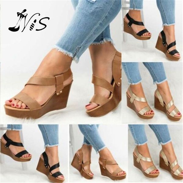 nis летней женщины клин сандалии лодыжки ремень золото slingback обувь женщины платформа клинья ladies женский плюс размер повседневная обув, Black
nis летней женщины клин сандалии лодыжки ремень золото slingback обувь женщины платформа клинья ladies женский плюс размер повседневная обув, Black