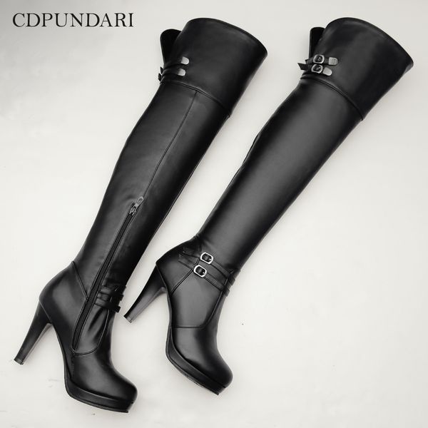 cdpundari высокие каблуки над коленом сапоги платформы женщин бедро высокие сапоги зимние ботинки cuissardes сексуальные когти о сексуальный, Black
cdpundari высокие каблуки над коленом сапоги платформы женщин бедро высокие сапоги зимние ботинки cuissardes сексуальные когти о сексуальный, Black