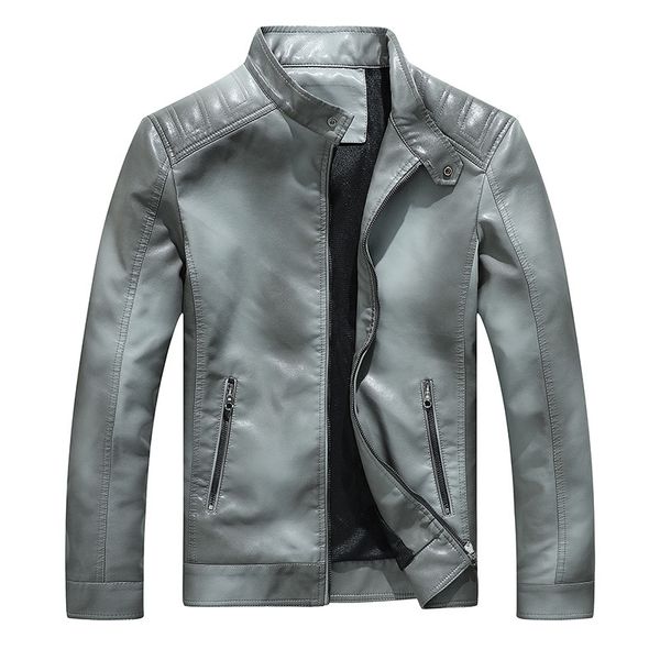 collar locomotive man gradient of new fund of 2019 autumn winters is pu leather add wool young leather jacket, Black
collar locomotive man gradient of new fund of 2019 autumn winters is pu leather add wool young leather jacket, Black