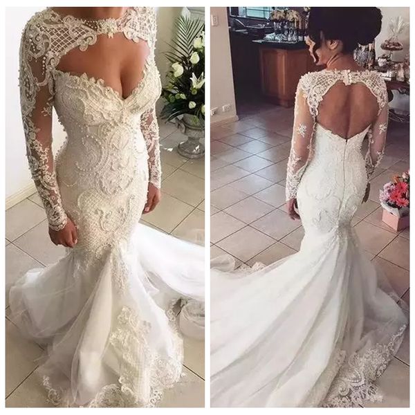 2019 new mermaid vintage mariage wedding dresses backless african plus size wedding dress bridal gowns vestidos de novia, White
2019 new mermaid vintage mariage wedding dresses backless african plus size wedding dress bridal gowns vestidos de novia, White