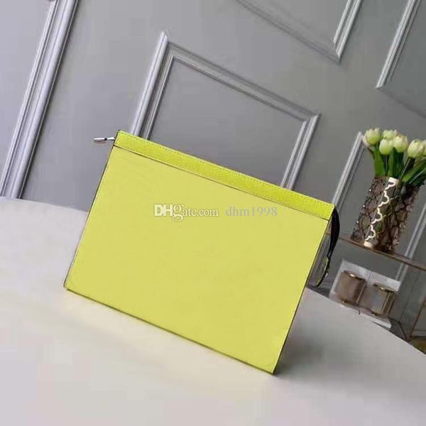 2020 fashion style couple models clutch bag cosmetic bag travel bag yellow leather zipper models 27 21 3
2020 fashion style couple models clutch bag cosmetic bag travel bag yellow leather zipper models 27 21 3