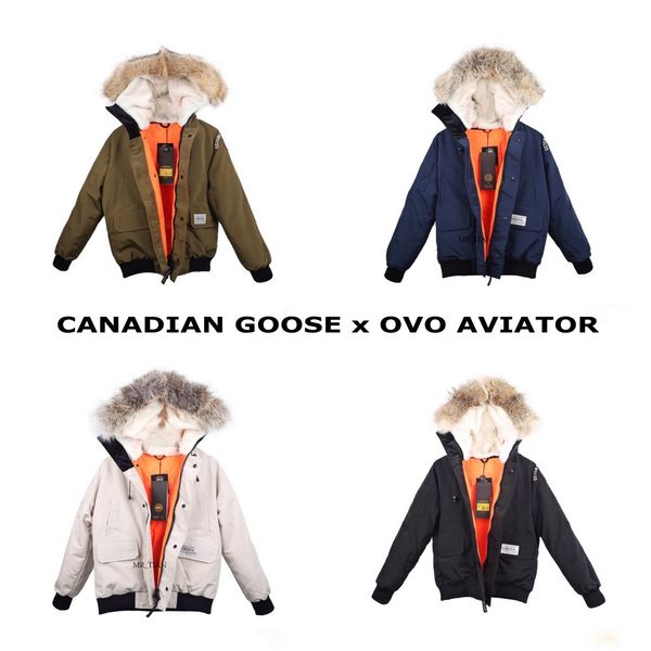 2019 new canadian goose x ovo pilots 1s men and women outdoor coats authentic wolf hair down jackets, Blue;black
2019 new canadian goose x ovo pilots 1s men and women outdoor coats authentic wolf hair down jackets, Blue;black