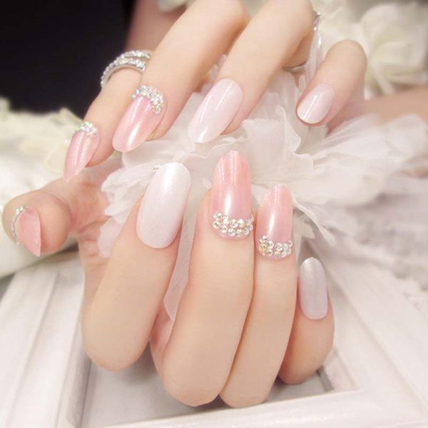 girls candy pink color false nails lady simple fashion rhinestone fake nails french long full cover diy nail art tip with glue, Red;gold
girls candy pink color false nails lady simple fashion rhinestone fake nails french long full cover diy nail art tip with glue, Red;gold