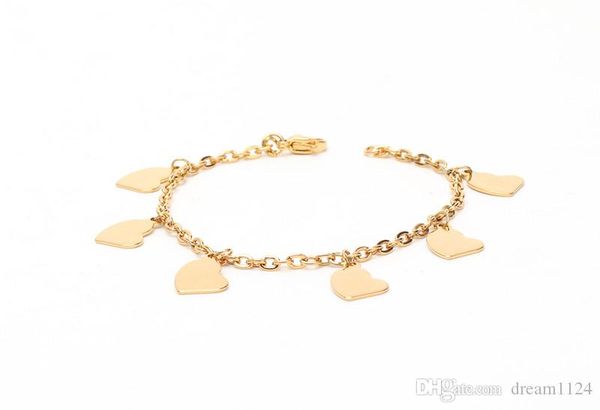 wholesale stainless steel bracelet charms chain link gold heart bracelet bangles for women female girls gift, Golden;silver
wholesale stainless steel bracelet charms chain link gold heart bracelet bangles for women female girls gift, Golden;silver