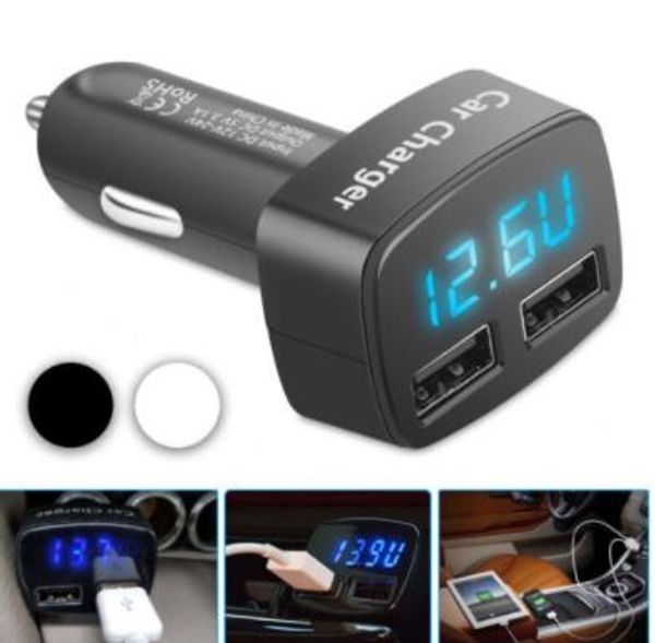 new dual usb ports 3.1a car cigarette lighter charger 12v/24v digital led voltmeter ing
new dual usb ports 3.1a car cigarette lighter charger 12v/24v digital led voltmeter ing