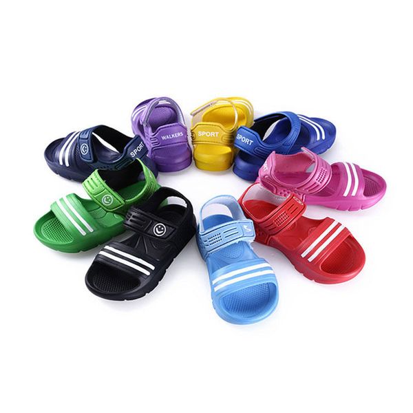 kids boys girls summer beach flat casual sandals clogs children baby breathable shoes pvc stripe beach sandals, Black;red
kids boys girls summer beach flat casual sandals clogs children baby breathable shoes pvc stripe beach sandals, Black;red
