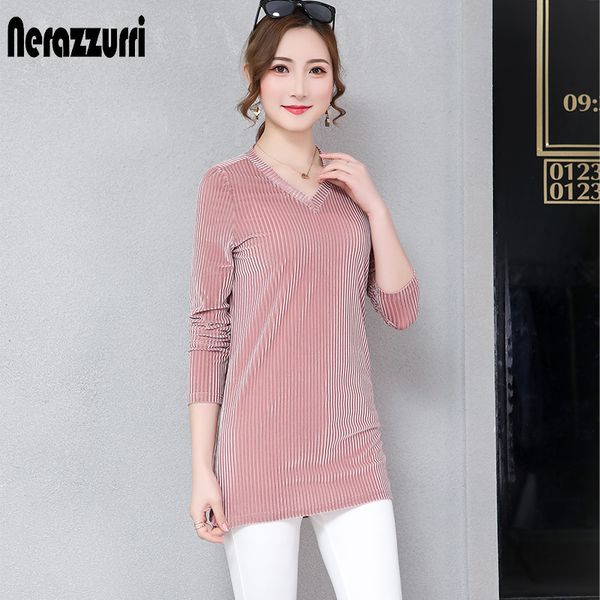 nerazzurri womens and blouses plus size 5xl 6xl 7xl long sleeve v neck white blouse women 2019 autumn striped velvet shirt
nerazzurri womens and blouses plus size 5xl 6xl 7xl long sleeve v neck white blouse women 2019 autumn striped velvet shirt
