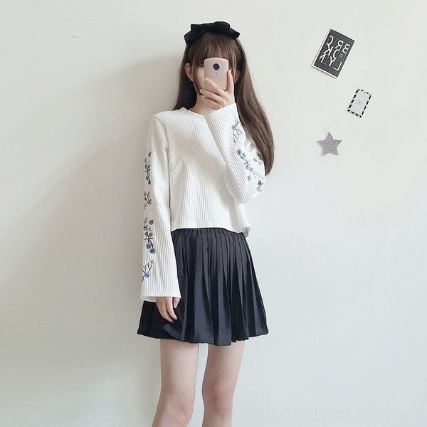 autumn clothes women's wear loose outfit outfit coat student clothes student all-match western style short long sleeve t-shirt early au, White
autumn clothes women's wear loose outfit outfit coat student clothes student all-match western style short long sleeve t-shirt early au, White
