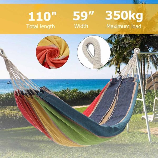 parachute double hammock swing hanging camping travel portable swing bed max load 350kg
parachute double hammock swing hanging camping travel portable swing bed max load 350kg