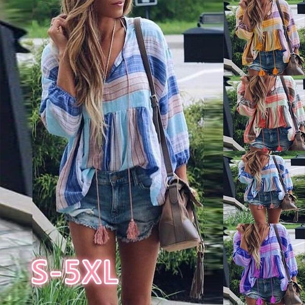 2019v collar big trumpet sleeve short printed small horn horn tassel rope large size loose t-shirt, White
2019v collar big trumpet sleeve short printed small horn horn tassel rope large size loose t-shirt, White