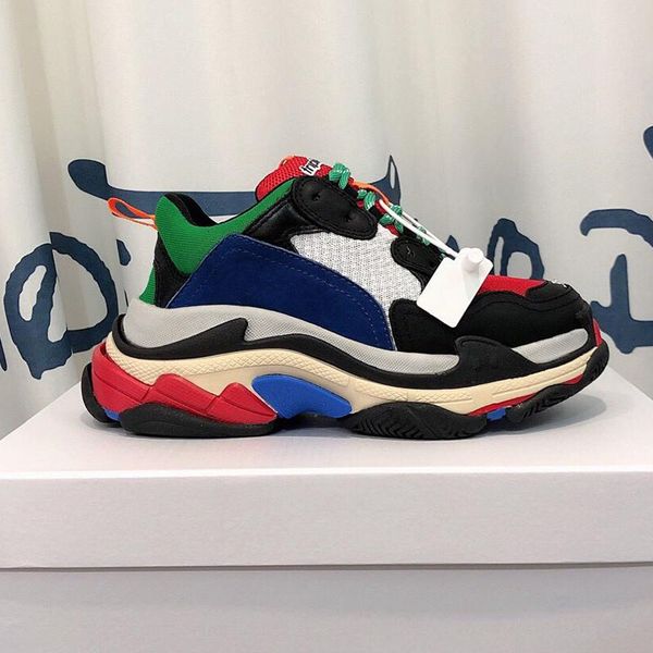 triple s sneakers superstars mans shoes women mens designer shoes 35 color have fashion sneakers size 35-45 model zx14, Black
triple s sneakers superstars mans shoes women mens designer shoes 35 color have fashion sneakers size 35-45 model zx14, Black