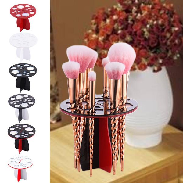 round acrylic brush holder ladies dressing table makeup brush drying rack portable acrylic holder storage supplies
round acrylic brush holder ladies dressing table makeup brush drying rack portable acrylic holder storage supplies
