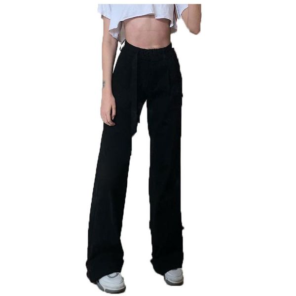 women fashion spring pants solid color pants black solid leisure suit loose streetwear fashion trousers #37%, Black;white
women fashion spring pants solid color pants black solid leisure suit loose streetwear fashion trousers #37%, Black;white