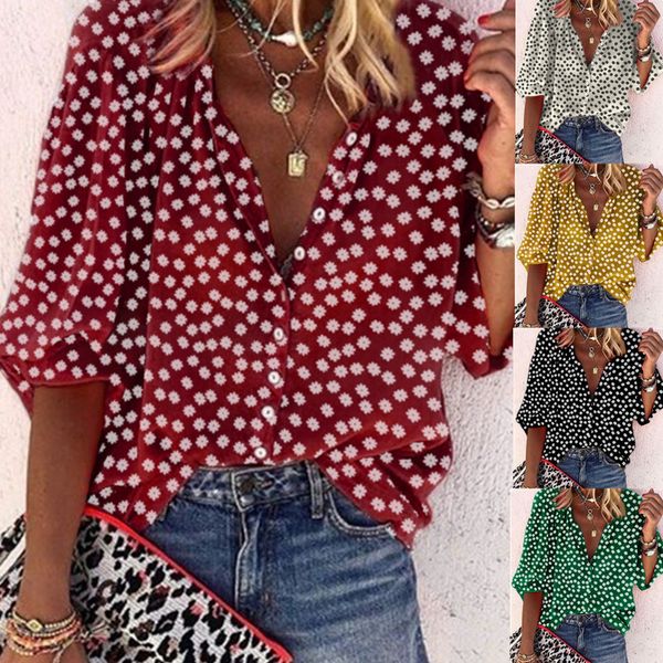 women's fashion chiffon shirt v-neck long sleeve loose t shirt thin comfortable 2019, White
women's fashion chiffon shirt v-neck long sleeve loose t shirt thin comfortable 2019, White
