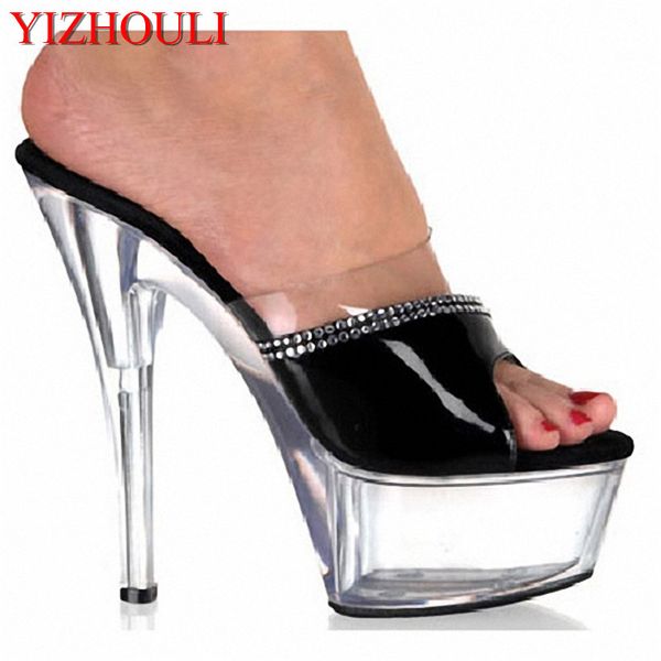 princess style crystal 15cm open toe high heel platform shoes, sandals, pole dance / model / wedding slippers, Black
princess style crystal 15cm open toe high heel platform shoes, sandals, pole dance / model / wedding slippers, Black