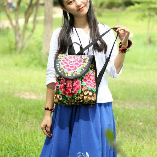 retro chinese national floral embroidery backpack vintage ethnic bag girls lady women unique schoolbags travel rucksack bags
retro chinese national floral embroidery backpack vintage ethnic bag girls lady women unique schoolbags travel rucksack bags