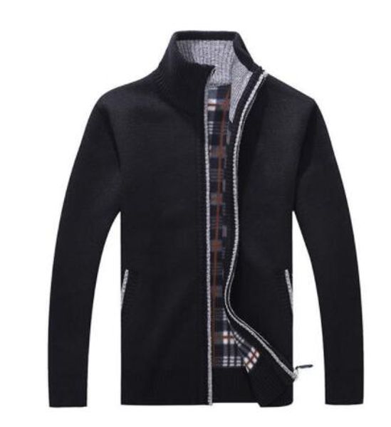 men's sweaters autumn winter warm thick velvet sweater jackets cardigan coats male clothing casual knitwear us size xs-xl, Black;brown
men's sweaters autumn winter warm thick velvet sweater jackets cardigan coats male clothing casual knitwear us size xs-xl, Black;brown