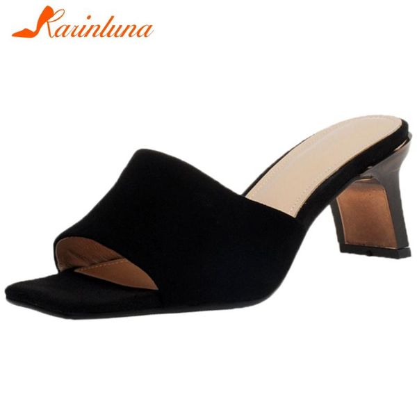 dress shoes karin female casual leisure pumps solid high heels slip on women genuine leather open toe, Black
dress shoes karin female casual leisure pumps solid high heels slip on women genuine leather open toe, Black