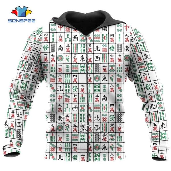 sonspee women hooded sweatshirt zip hoodie chinese mahjong funny 3d printed hoodies fashion men casual long sleeve hoody, Black
sonspee women hooded sweatshirt zip hoodie chinese mahjong funny 3d printed hoodies fashion men casual long sleeve hoody, Black