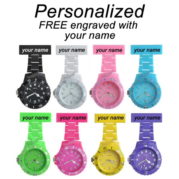 personalized custom laser name texts engrave pin brooch battery rotating bezel helthcare fob plastic nurse watch, Slivery;golden
personalized custom laser name texts engrave pin brooch battery rotating bezel helthcare fob plastic nurse watch, Slivery;golden