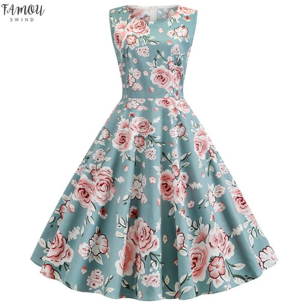 floral print women summer dress round neck sleeveless jurken vestidos de festa 60s vintage retro dress robe party dress, Black;gray
floral print women summer dress round neck sleeveless jurken vestidos de festa 60s vintage retro dress robe party dress, Black;gray
