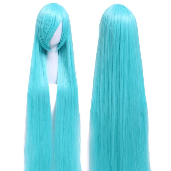 60inch/150cm extra long straight sky-blue wowen cosplay party wig zy50i+comb, Black
60inch/150cm extra long straight sky-blue wowen cosplay party wig zy50i+comb, Black