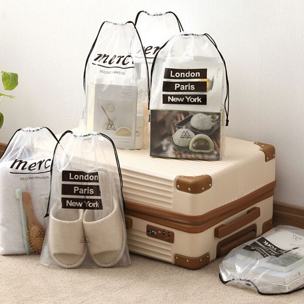 5pcs household drawstring transparent clothes bag waterproof swimming bags sports travel storage shoes clothing cosmetics
5pcs household drawstring transparent clothes bag waterproof swimming bags sports travel storage shoes clothing cosmetics