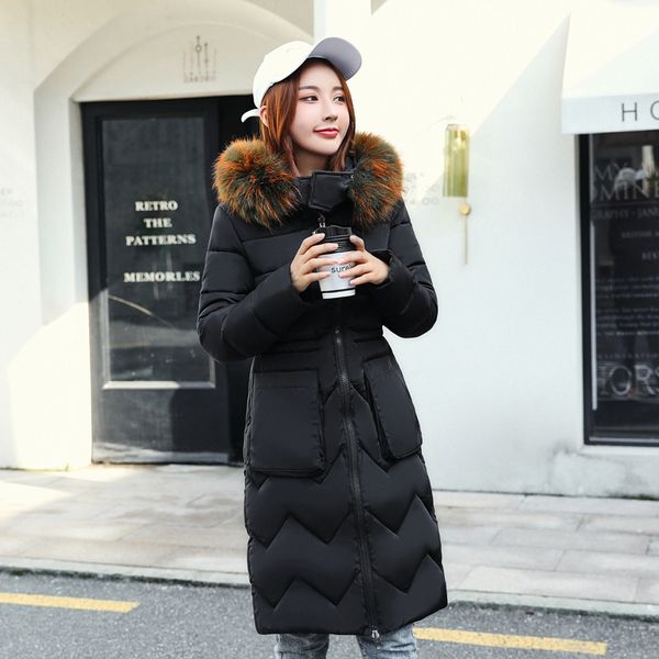 women's down & parkas double sided coat jacket hooded winter women printing fur collar slim outerwear female plus size, Black
women's down & parkas double sided coat jacket hooded winter women printing fur collar slim outerwear female plus size, Black