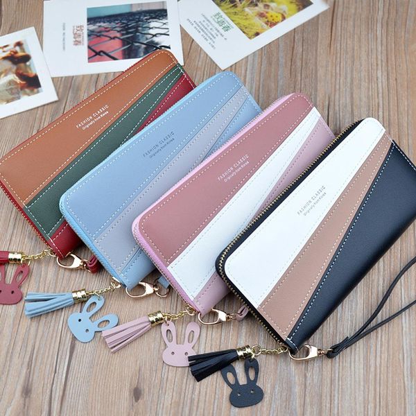 double zipper wallet long female phone clutch bag patchwork panelled big capacity purses multifunctional wallets dompet wanita, Red;black
double zipper wallet long female phone clutch bag patchwork panelled big capacity purses multifunctional wallets dompet wanita, Red;black