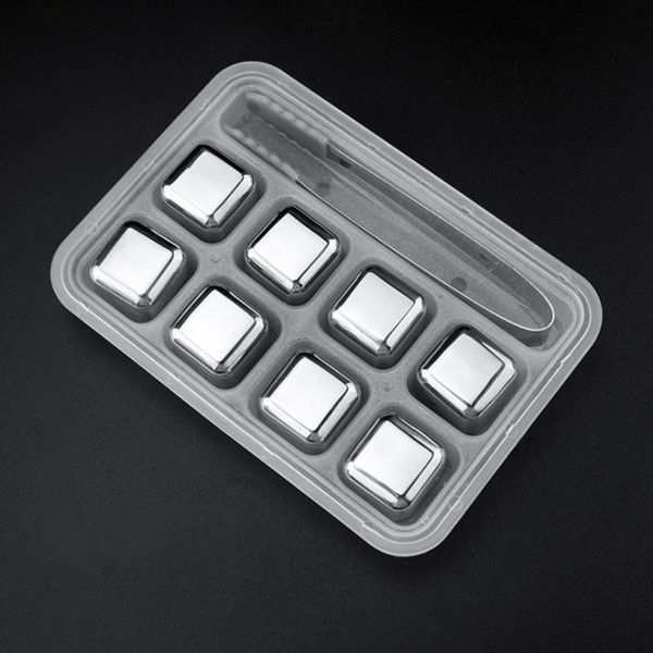 8pcs set with tongs cube ice frozen mold set stainless steel ice metal model tongs coffee drink whisky bar ice wine stone creative supplies
8pcs set with tongs cube ice frozen mold set stainless steel ice metal model tongs coffee drink whisky bar ice wine stone creative supplies