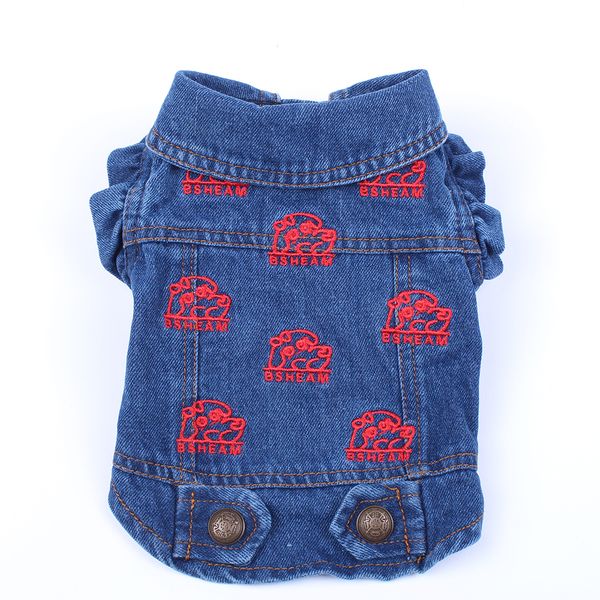 pet dog cat jeans jacket doggie blue denim coat vest pet puppy clothes apparel 6 sizes
pet dog cat jeans jacket doggie blue denim coat vest pet puppy clothes apparel 6 sizes