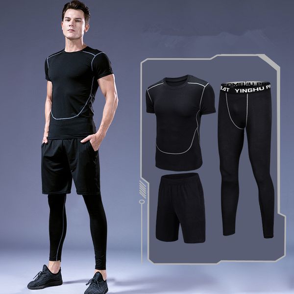 3pcs/set men's sport suits quick dry running sets clothes sports joggers training gym fitness tracksuits sportsware suit, Black;blue
3pcs/set men's sport suits quick dry running sets clothes sports joggers training gym fitness tracksuits sportsware suit, Black;blue