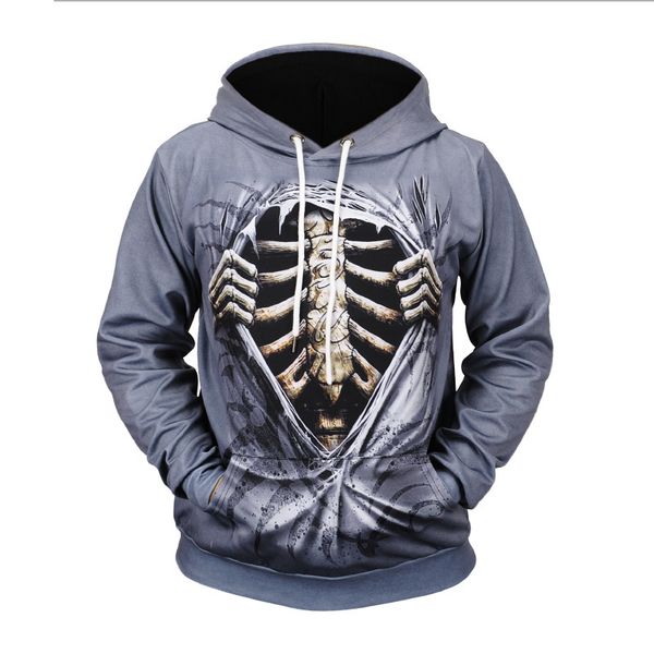 loose 3d skeleton hooded sweatshirt silver halloween men costume long sleeve streetwear hip hop cosplay pocket hoodie punk 2019, Black
loose 3d skeleton hooded sweatshirt silver halloween men costume long sleeve streetwear hip hop cosplay pocket hoodie punk 2019, Black