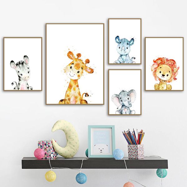 lion monkey elephant giraffe nursery nordic posters and prints wall art canvas painting wall pictures baby girl boy room decor
lion monkey elephant giraffe nursery nordic posters and prints wall art canvas painting wall pictures baby girl boy room decor