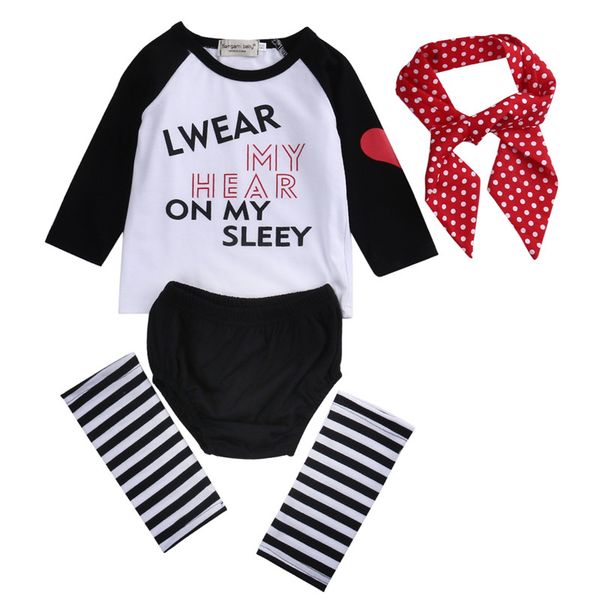 2018 newborn 4pcs clothes sets baby girls clothes long t-shirt+striped leg warmers+panties+headwear outfit clothes set, Pink;blue
2018 newborn 4pcs clothes sets baby girls clothes long t-shirt+striped leg warmers+panties+headwear outfit clothes set, Pink;blue