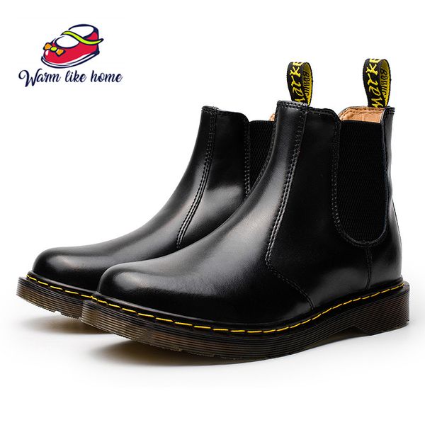 34-46 chunky motorcycle boots for women men autumn ankle slip ons fashion round toe combat boots ladies shoes warm ing, Black
34-46 chunky motorcycle boots for women men autumn ankle slip ons fashion round toe combat boots ladies shoes warm ing, Black