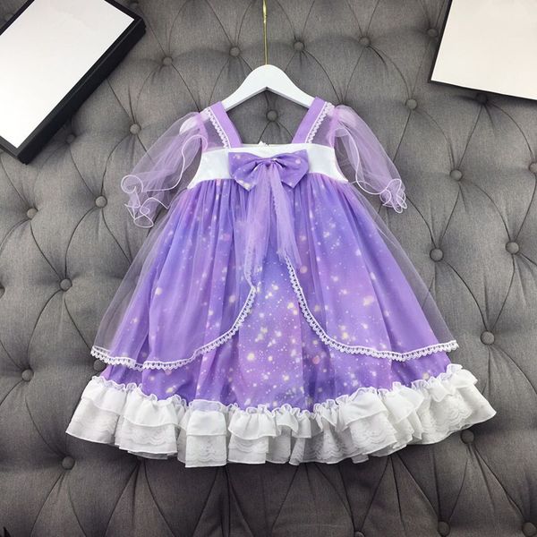 european and american children's wear 2020 summer new style long sleeve star print bow purple baby girl's dress, Blue
european and american children's wear 2020 summer new style long sleeve star print bow purple baby girl's dress, Blue