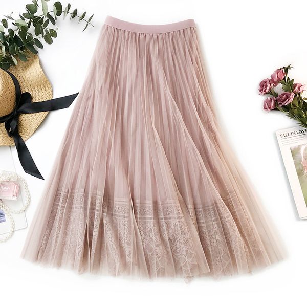 lace lace half-body skirt 2019 yarn skirt lady temperament long fund a fold skirt, Black
lace lace half-body skirt 2019 yarn skirt lady temperament long fund a fold skirt, Black