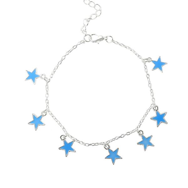 fluorescent anklet party gifts for girls blue five-pointed star tassel foot chain for valentine's day foot chain party supplies
fluorescent anklet party gifts for girls blue five-pointed star tassel foot chain for valentine's day foot chain party supplies