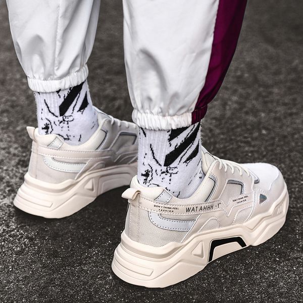 2020 new krasovki men's casual shoes men sneakers comfortable sport footwears trainers trend shoes chaussure homme, Black
2020 new krasovki men's casual shoes men sneakers comfortable sport footwears trainers trend shoes chaussure homme, Black