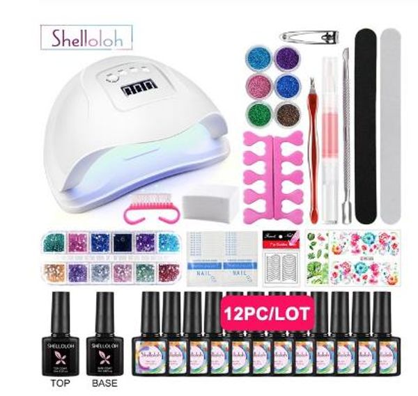 lamp for nail uv gel nail polish kit manicure machine art tools set base varnish semi permanant uv lamp
lamp for nail uv gel nail polish kit manicure machine art tools set base varnish semi permanant uv lamp