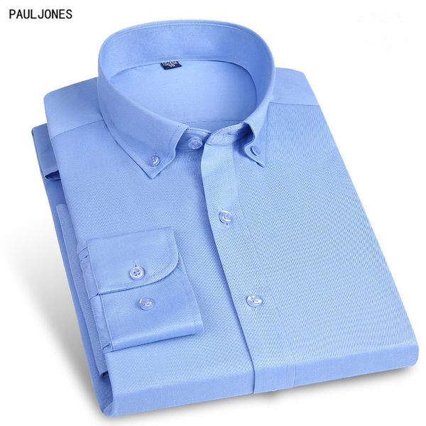 pauljones new long sleeve solid cotton mens casual social shirts slim fit men blouse work clothes white black china
pauljones new long sleeve solid cotton mens casual social shirts slim fit men blouse work clothes white black china