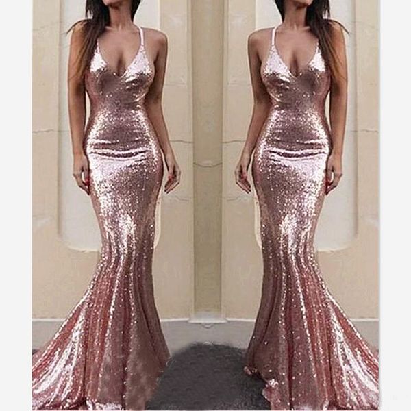 Sexy Spaghetti Strap Pink Sequined Prom Dresses 2019 Backless Long Pageant Evening Dress For Women Vestidos De Gala
Sexy Spaghetti Strap Pink Sequined Prom Dresses 2019 Backless Long Pageant Evening Dress For Women Vestidos De Gala