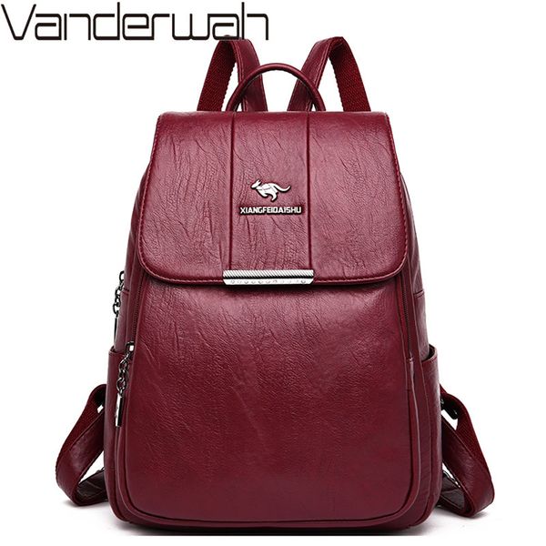 women leather backpacks school bags for girls bagpack sac a dos female vintage backpack travel shoulder bag mochila
women leather backpacks school bags for girls bagpack sac a dos female vintage backpack travel shoulder bag mochila