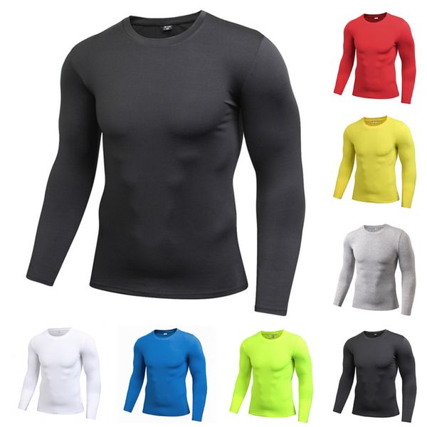 men shirt long sleeve fitness gym wear compression t-shirt workout clothing running jogging quick dry tracksuit sportswear, Black;blue
men shirt long sleeve fitness gym wear compression t-shirt workout clothing running jogging quick dry tracksuit sportswear, Black;blue