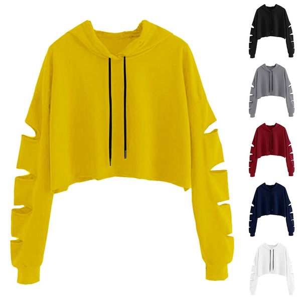 crop sweatshirt hoodies women long sleeve solid hollow out pullover fashion women hoodie sweatshirt mujer harajuku, Black
crop sweatshirt hoodies women long sleeve solid hollow out pullover fashion women hoodie sweatshirt mujer harajuku, Black