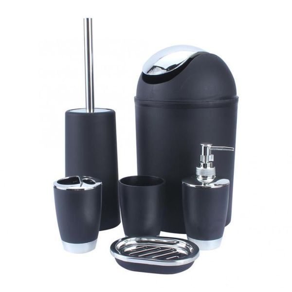 6pcs bathroom accessory set bin soap dish dispenser tumbler toothbrush holder banheiros acessorios
6pcs bathroom accessory set bin soap dish dispenser tumbler toothbrush holder banheiros acessorios