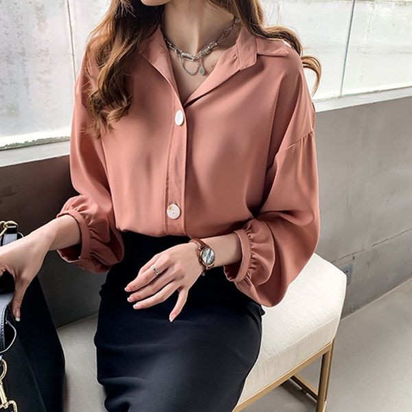 chiffon blouse women shirt full sleeve women office work clothes casual turnddown collar ladies slim shirts, White
chiffon blouse women shirt full sleeve women office work clothes casual turnddown collar ladies slim shirts, White