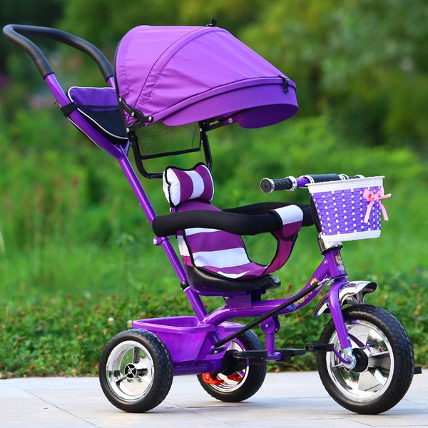 three wheel baby stroller children's tricycle child trike push rod adjustable bicycle umbrella cart 18m-6y
three wheel baby stroller children's tricycle child trike push rod adjustable bicycle umbrella cart 18m-6y